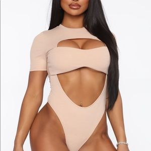 Creme bodysuit